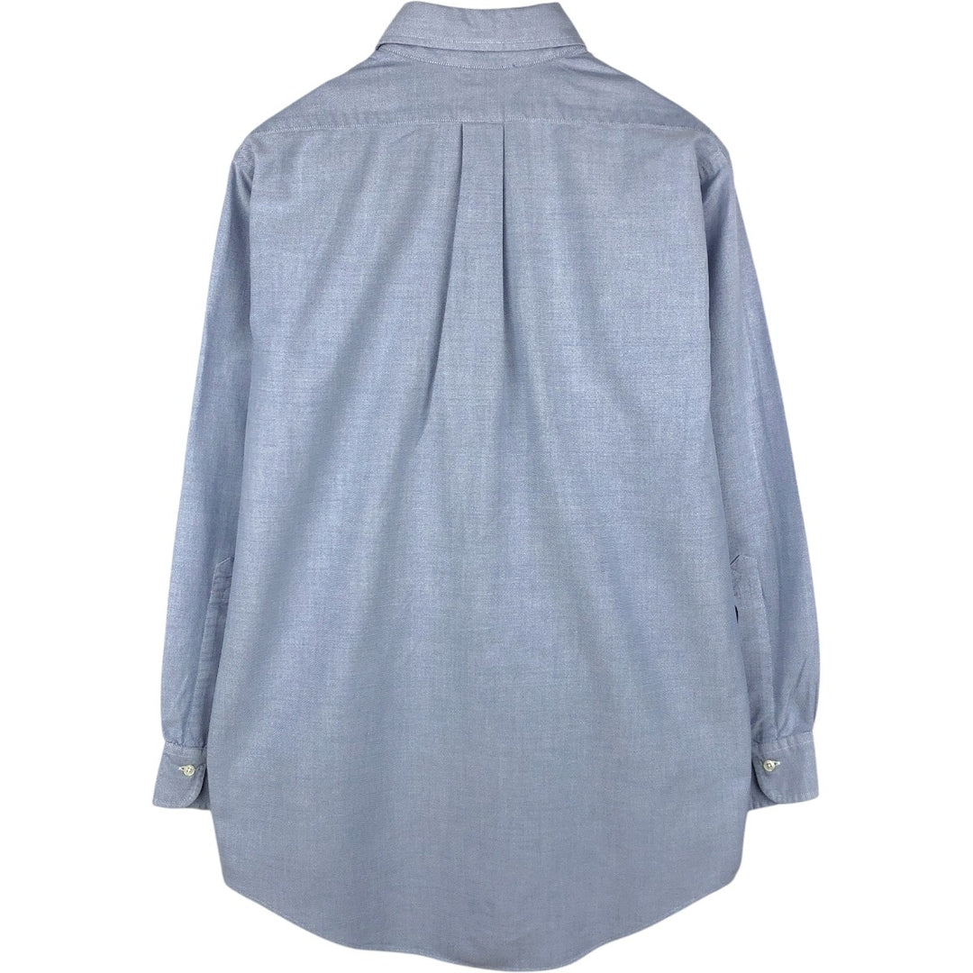 Brooks Brothers Est.1818 Long Sleeve Button Down Shirt Made in USA Men's M Supima Cotton Blue type light blue Vintage Second Hand