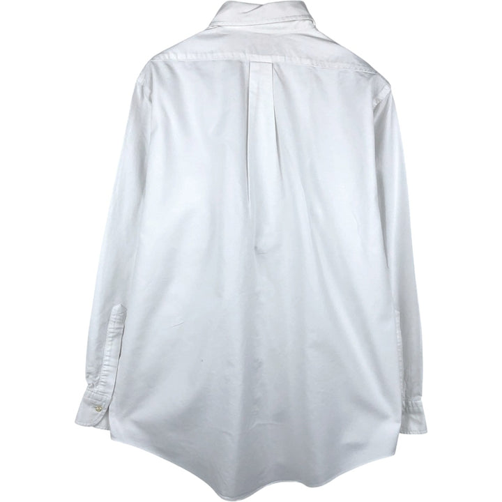 Brooks Brothers Est.1818 Long Sleeve Button Down Shirt Made in USA Men's M Supima Cotton white type Vintage Second Hand