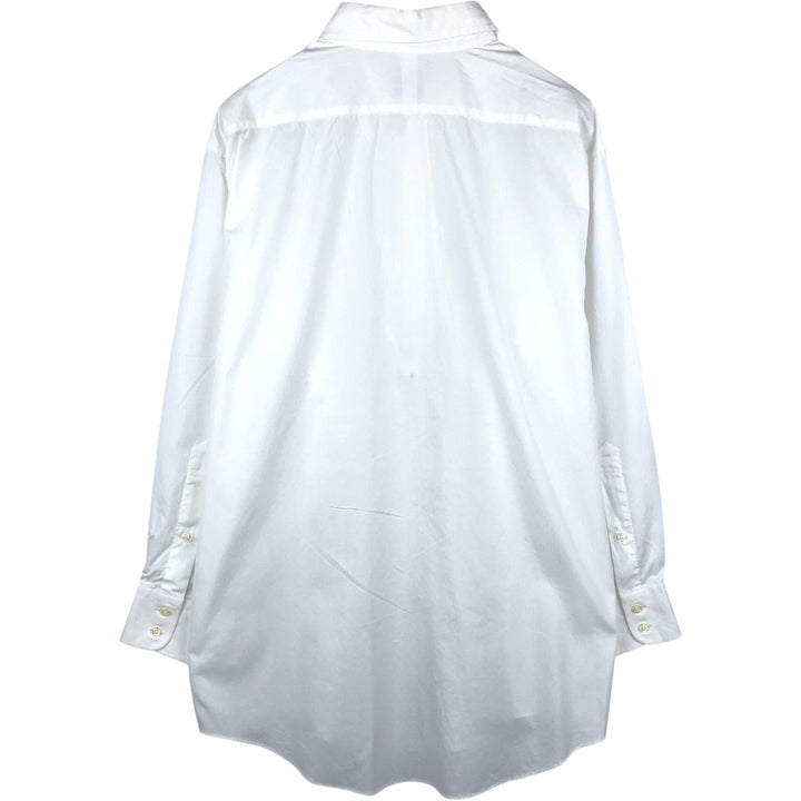 Brooks Brothers Est.1818 Long Sleeve Button Down Shirt Made in USA Men's Size L cotton white type Vintage Second Hand