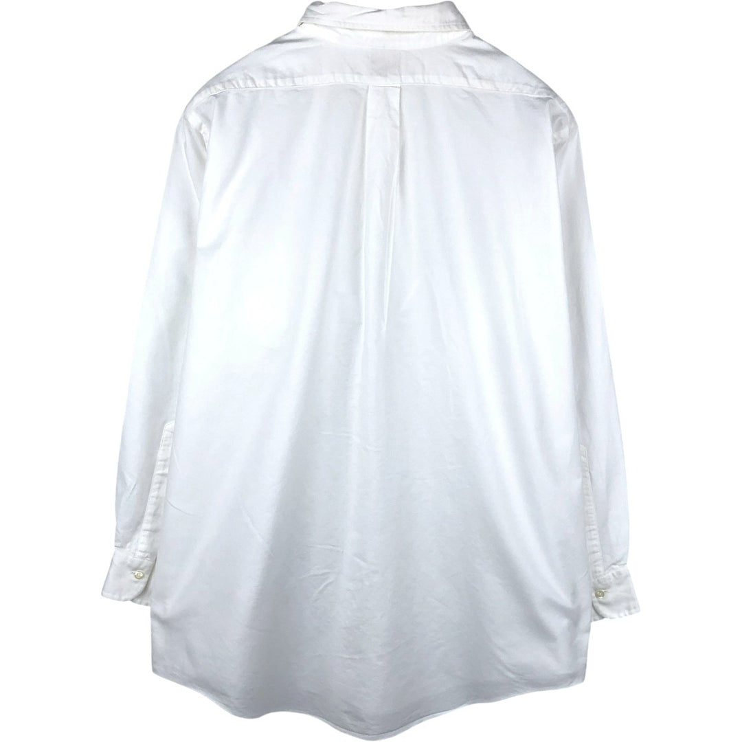 Brooks Brothers Est.1818 Long Sleeve Button Down Shirt Made in USA Men's XL Supima Cotton white type Vintage Second Hand