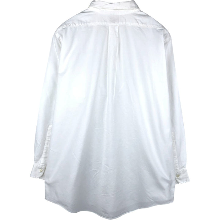 Brooks Brothers Est.1818 Long Sleeve Button Down Shirt Made in USA Men's XL Supima Cotton white type Vintage Second Hand