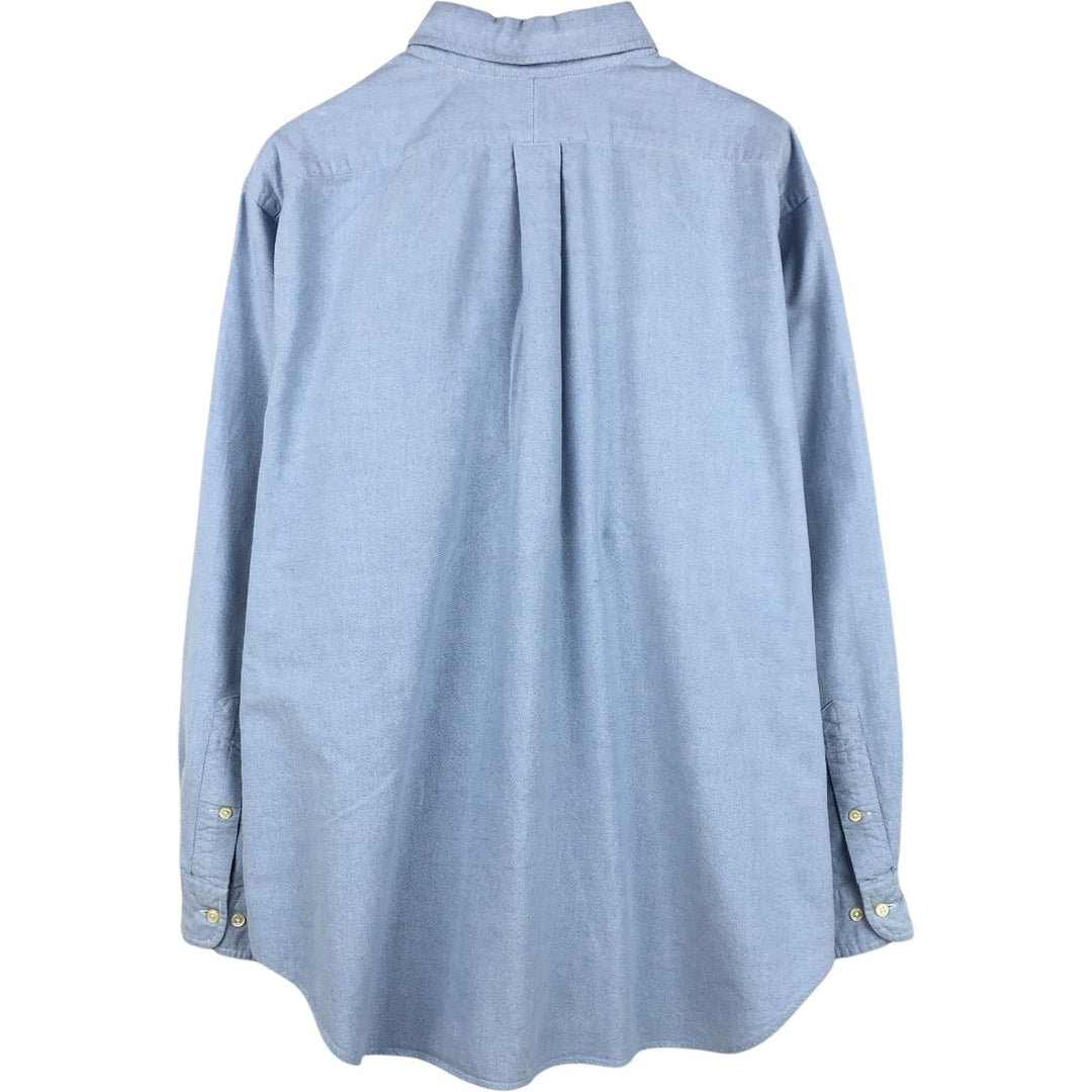 Ralph Lauren Classic Fit Long Sleeve Button Down Shirt Men's XXL cotton Blue type light blue Vintage Second Hand