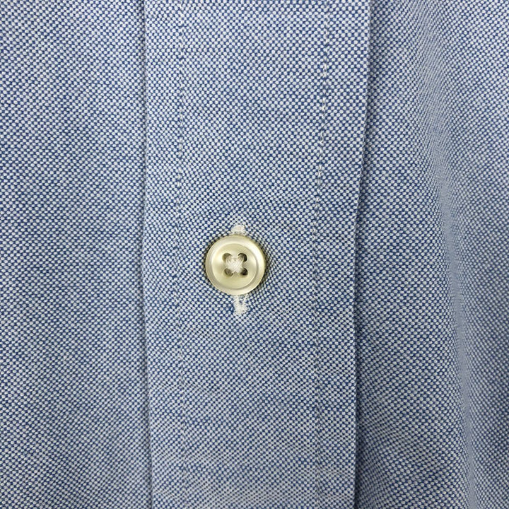 Ralph Lauren Classic Fit Long Sleeve Button Down Shirt Men's XXL cotton Blue type light blue Vintage Second Hand