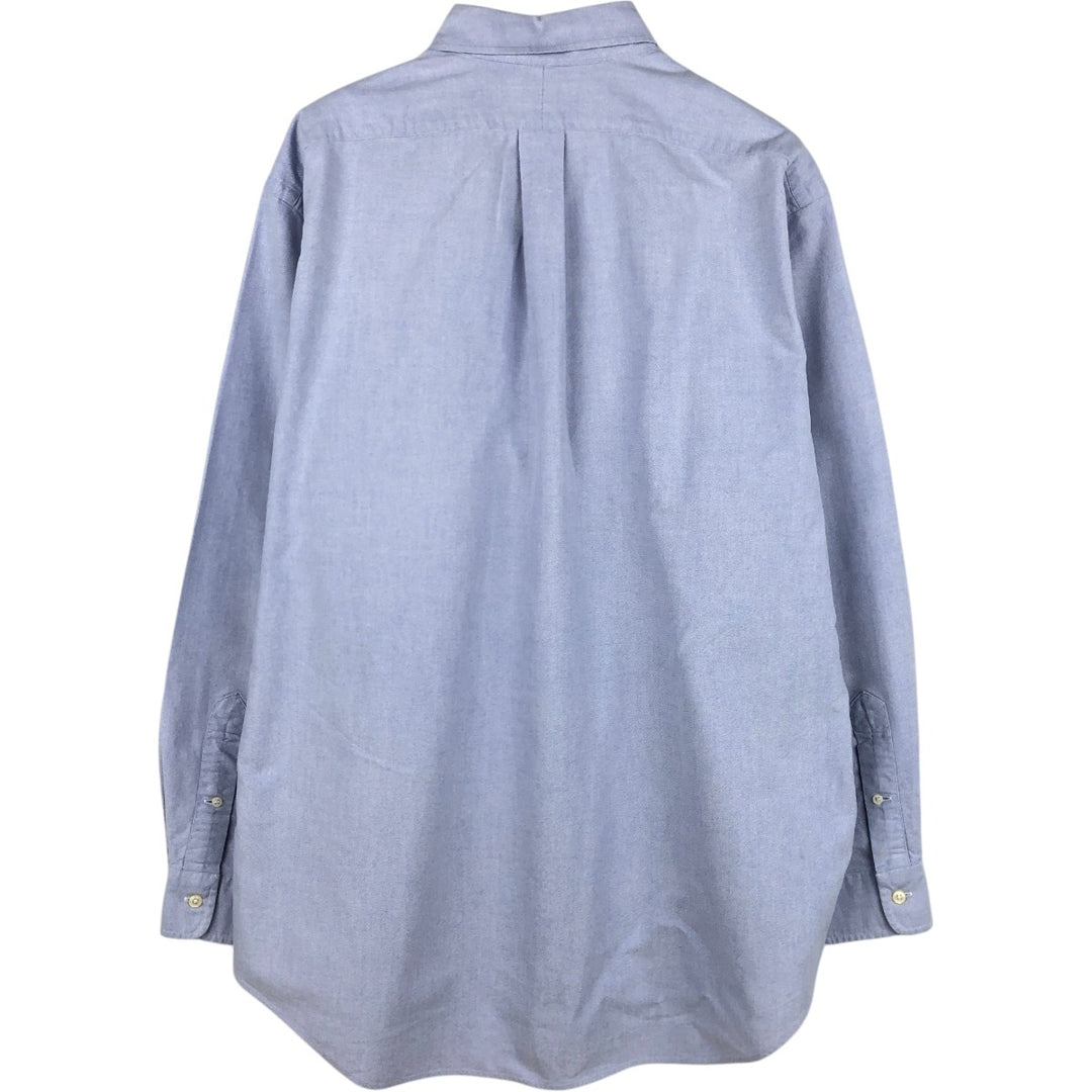 Ralph Lauren Classic Fit Long Sleeve Button Down Shirt Men's XL cotton Blue type light blue Vintage Second Hand