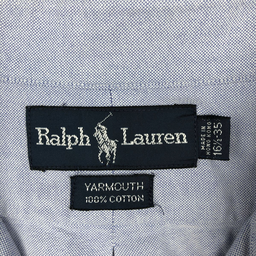 Ralph Lauren Classic Fit Long Sleeve Button Down Shirt Men's XL cotton Blue type light blue Vintage Second Hand
