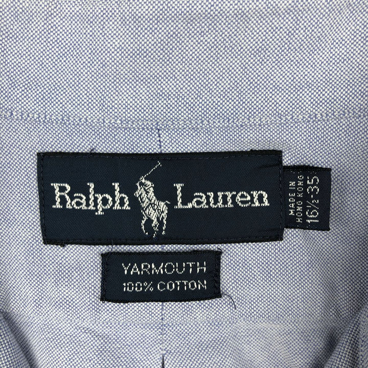 Ralph Lauren Classic Fit Long Sleeve Button Down Shirt Men's XL cotton Blue type light blue Vintage Second Hand
