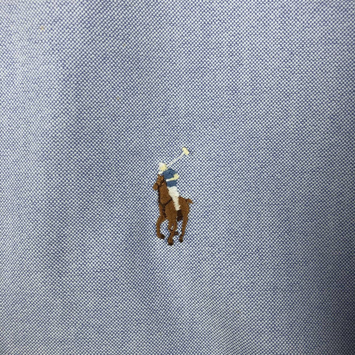 Ralph Lauren Classic Fit Long Sleeve Button Down Shirt Men's XL cotton Blue type light blue Vintage Second Hand