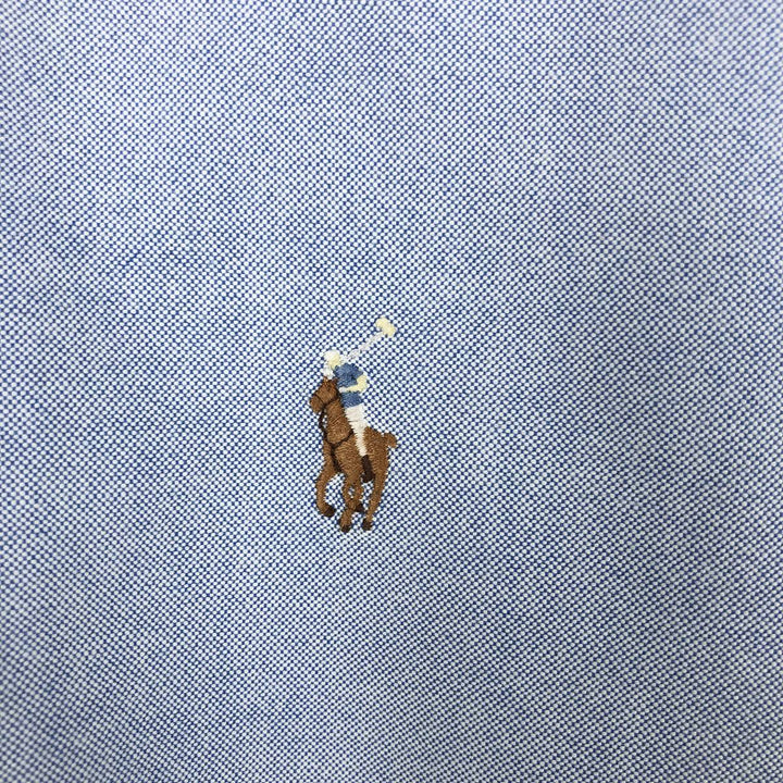 Ralph Lauren Classic Fit Long Sleeve Button Down Shirt Men's XL cotton Blue type light blue Vintage Second Hand