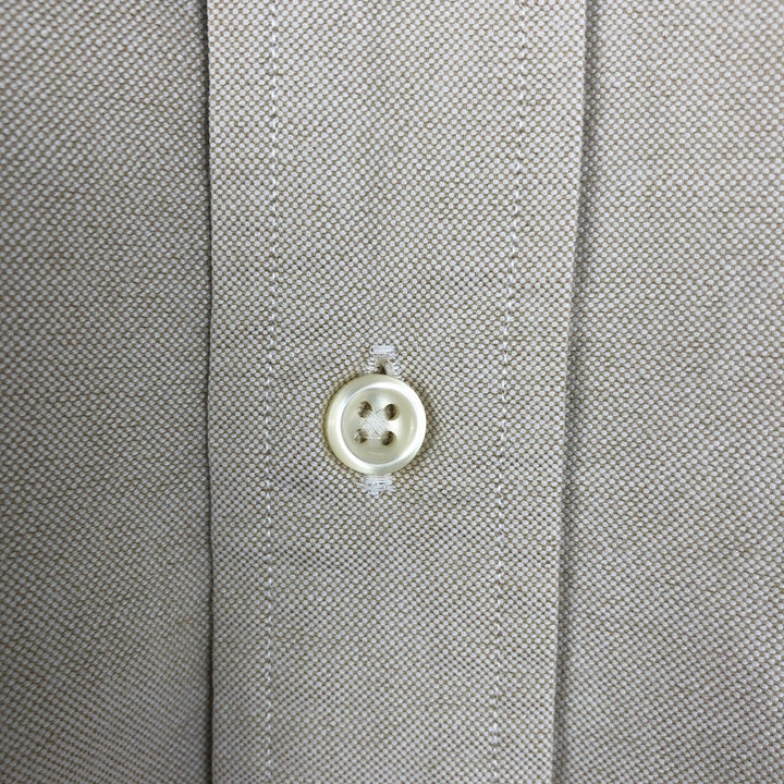 Ralph Lauren YARMOUTH long sleeve button down shirt, men's XL size cotton Beige type Vintage Second Hand