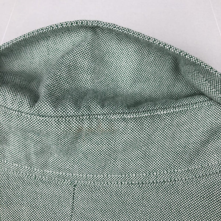 Ralph Lauren Classic Fit Long Sleeve Button Down Shirt, Men's Size L cotton Khaki type sage green Vintage Second Hand