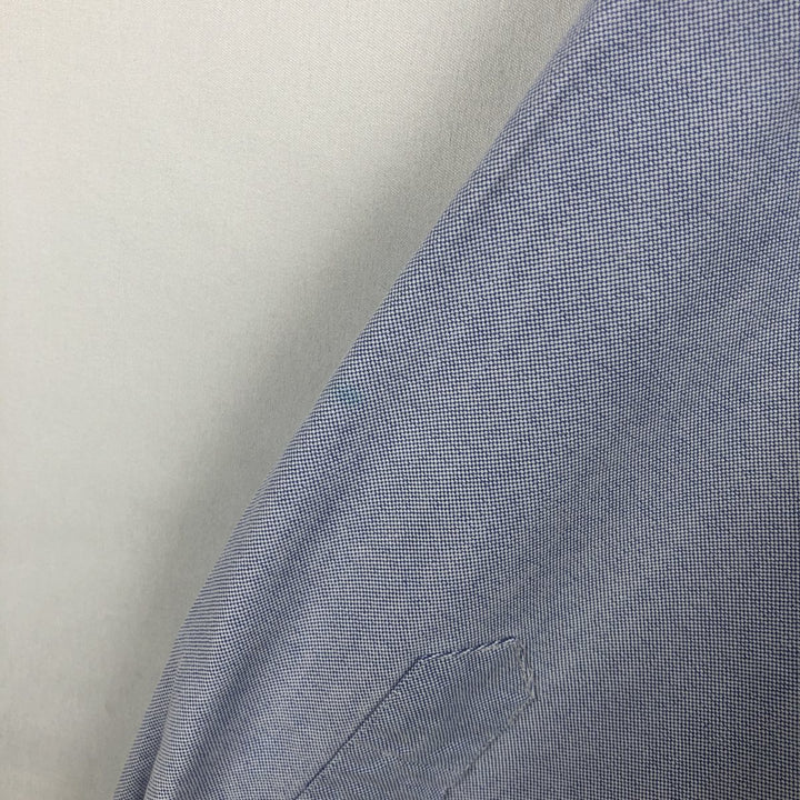 Ralph Lauren YARMOUTH long sleeve button down shirt, men's XXL size cotton Blue type light blue Vintage Second Hand