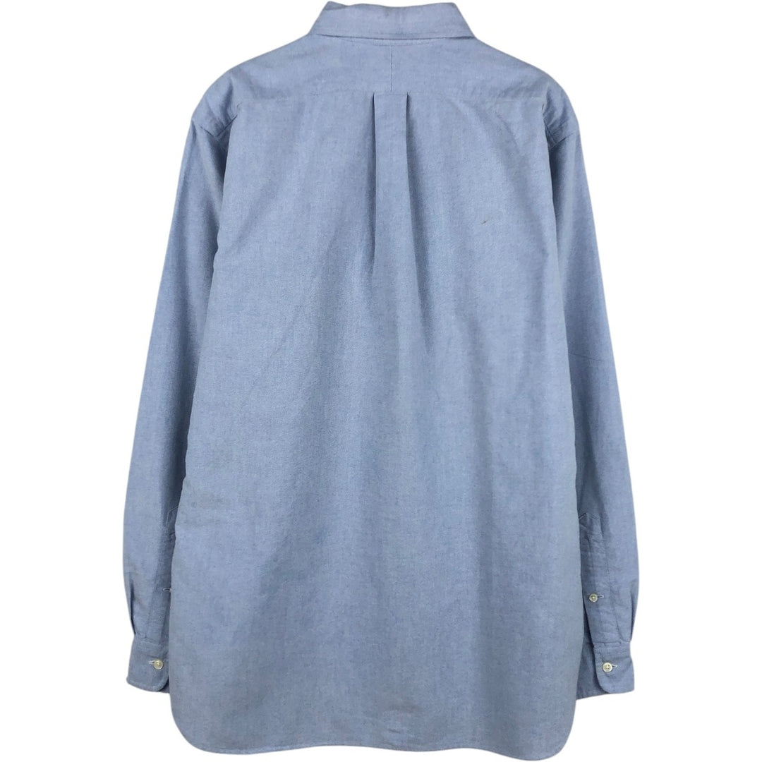 Ralph Lauren Classic Fit long sleeve button down shirt, men's size M cotton Blue type light blue Vintage Second Hand