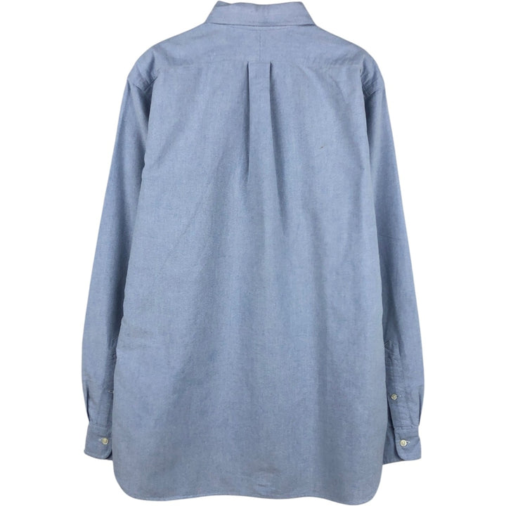 Ralph Lauren Classic Fit long sleeve button down shirt, men's size M cotton Blue type light blue Vintage Second Hand