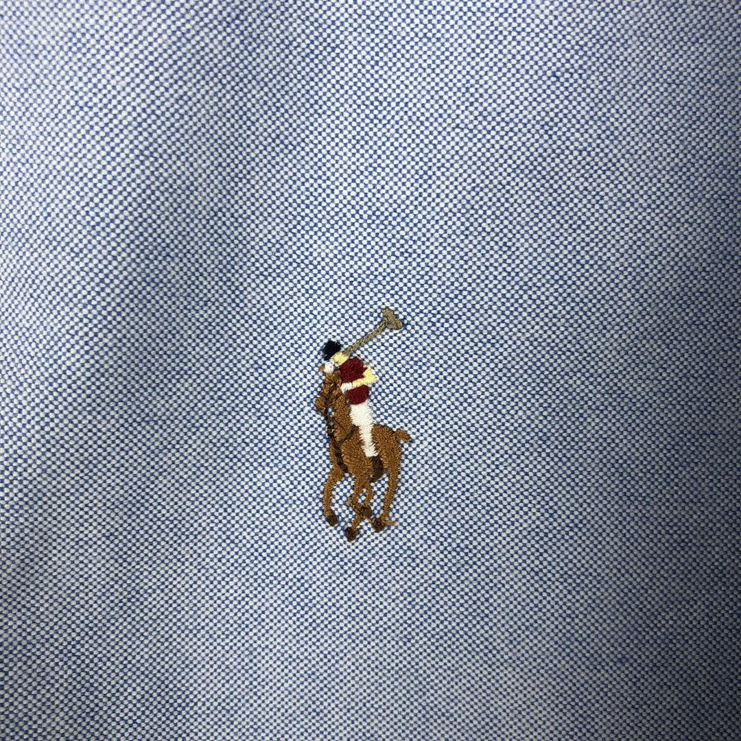 Ralph Lauren Classic Fit long sleeve button down shirt, men's size M cotton Blue type light blue Vintage Second Hand