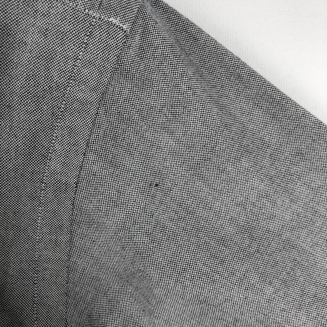Ralph Lauren long sleeve button down shirt, men's size M cotton gray type Vintage Second Hand