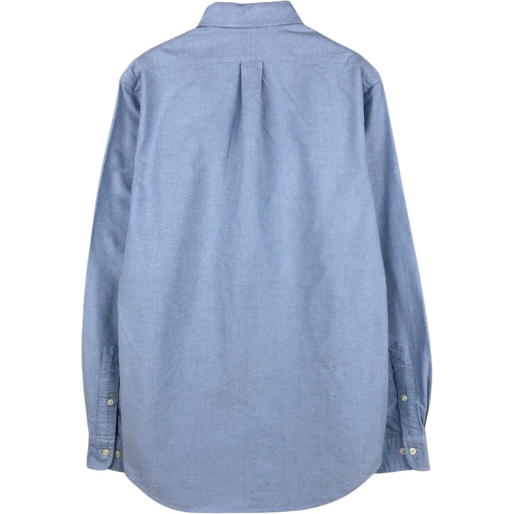 Ralph Lauren Classic Fit long sleeve button down shirt, men's size M cotton Blue type light blue Vintage Second Hand