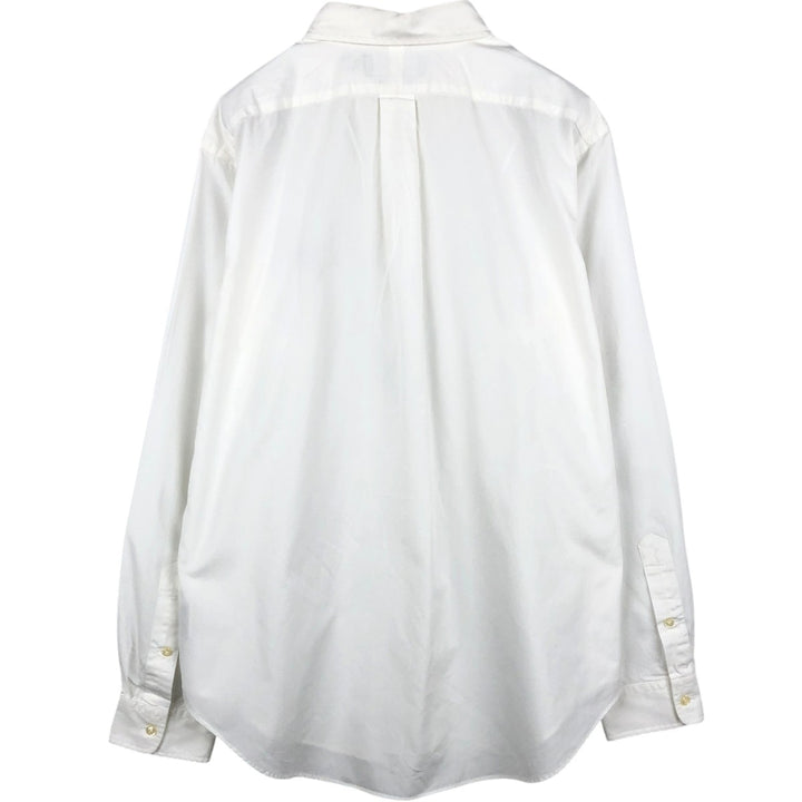 Ralph Lauren Classic Fit Long Sleeve Button Down Shirt, Men's Size L cotton white type Vintage Second Hand