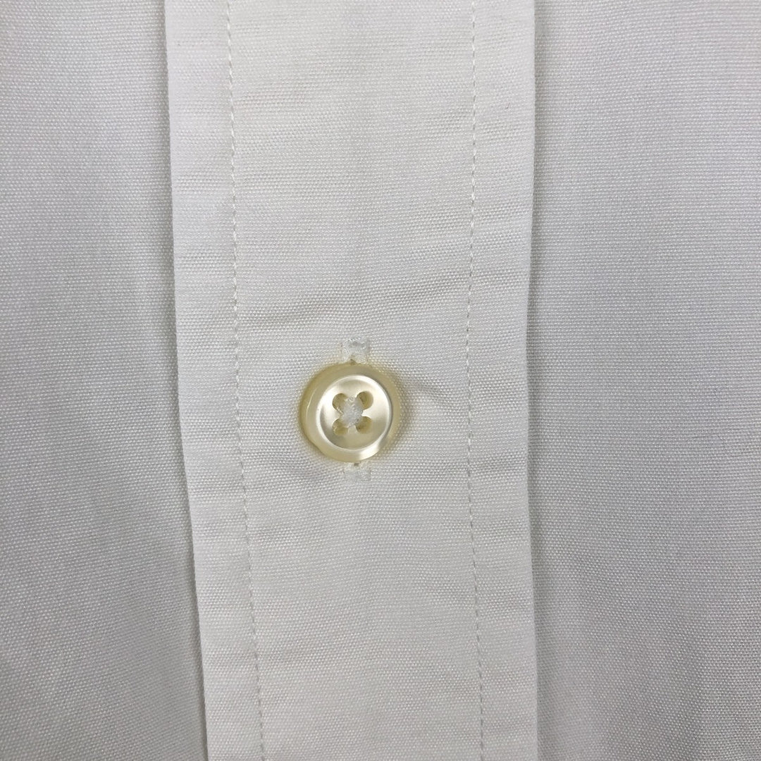 Ralph Lauren Classic Fit Long Sleeve Button Down Shirt, Men's Size L cotton white type Vintage Second Hand