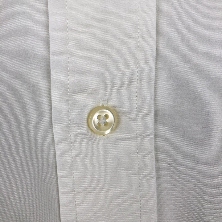 Ralph Lauren Classic Fit Long Sleeve Button Down Shirt, Men's Size L cotton white type Vintage Second Hand