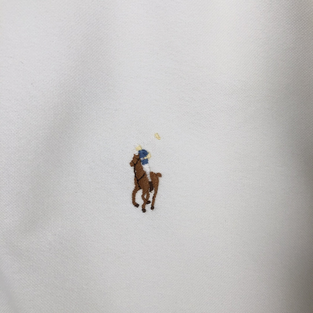 Ralph Lauren Classic Fit Long Sleeve Button Down Shirt, Men's Size L cotton white type Vintage Second Hand