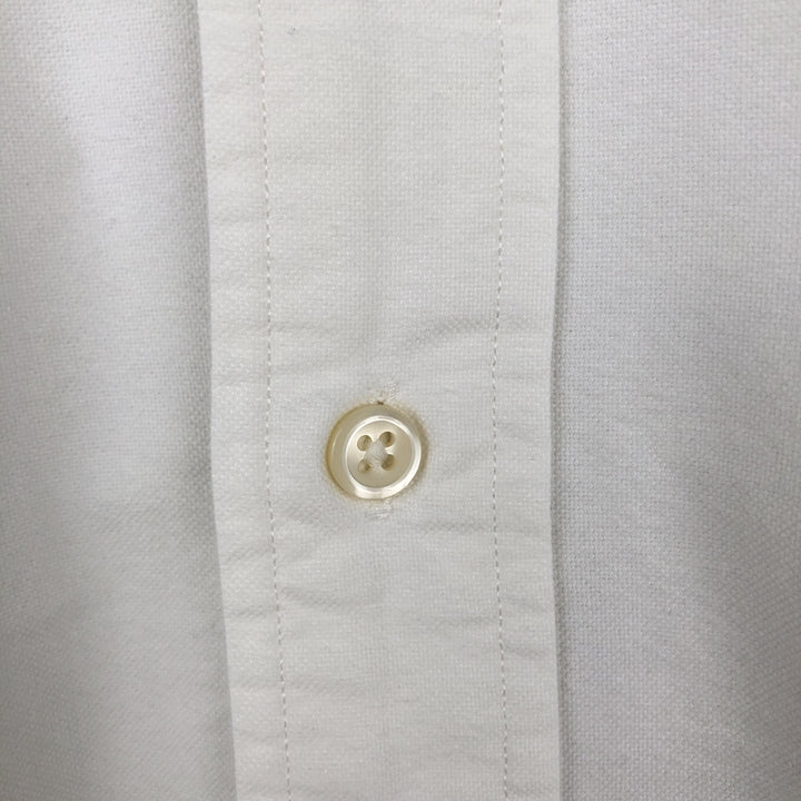 Ralph Lauren Classic Fit Long Sleeve Button Down Shirt, Men's Size L cotton white type Vintage Second Hand