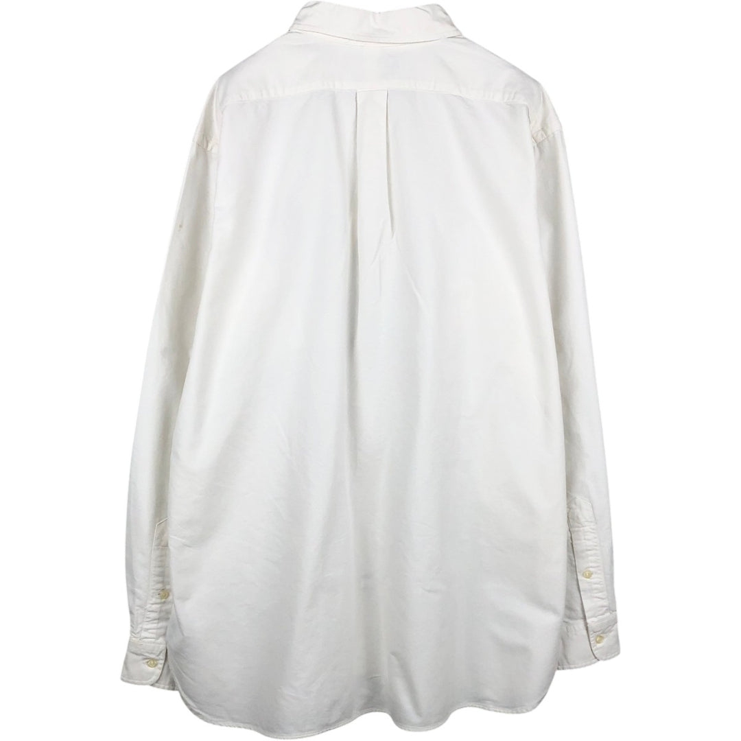 Ralph Lauren Classic Fit Long Sleeve Button Down Shirt Men's XL cotton white type Vintage Second Hand