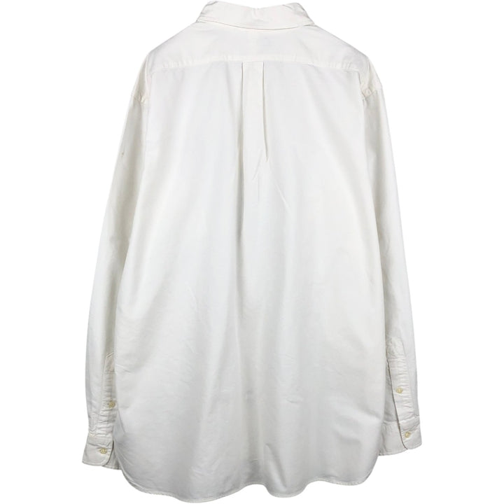 Ralph Lauren Classic Fit Long Sleeve Button Down Shirt Men's XL cotton white type Vintage Second Hand