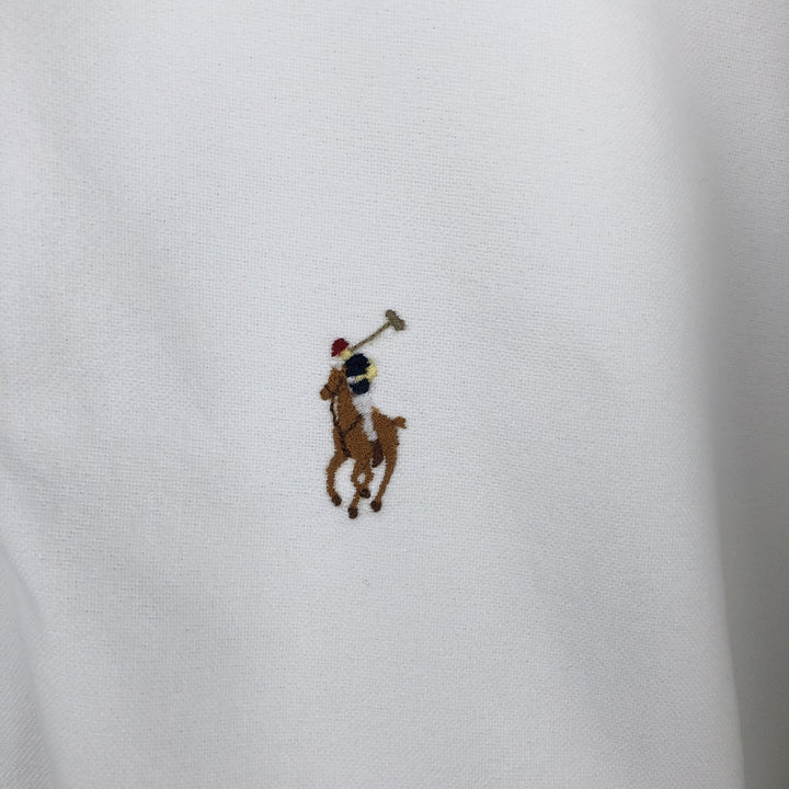 Ralph Lauren Classic Fit Long Sleeve Button Down Shirt Men's XL cotton white type Vintage Second Hand