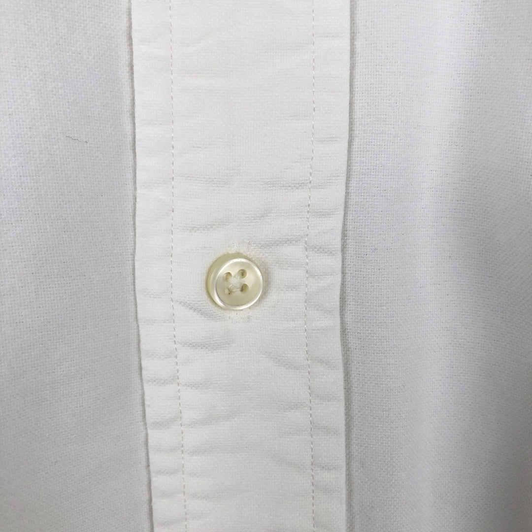 Ralph Lauren Classic Fit Long Sleeve Button Down Shirt Men's XL cotton white type Vintage Second Hand