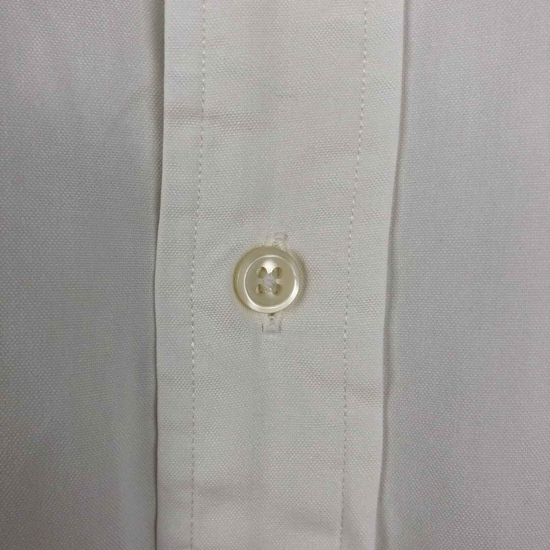 Ralph Lauren YARMOUTH long sleeve button down shirt, men's XL size cotton white type Vintage Second Hand