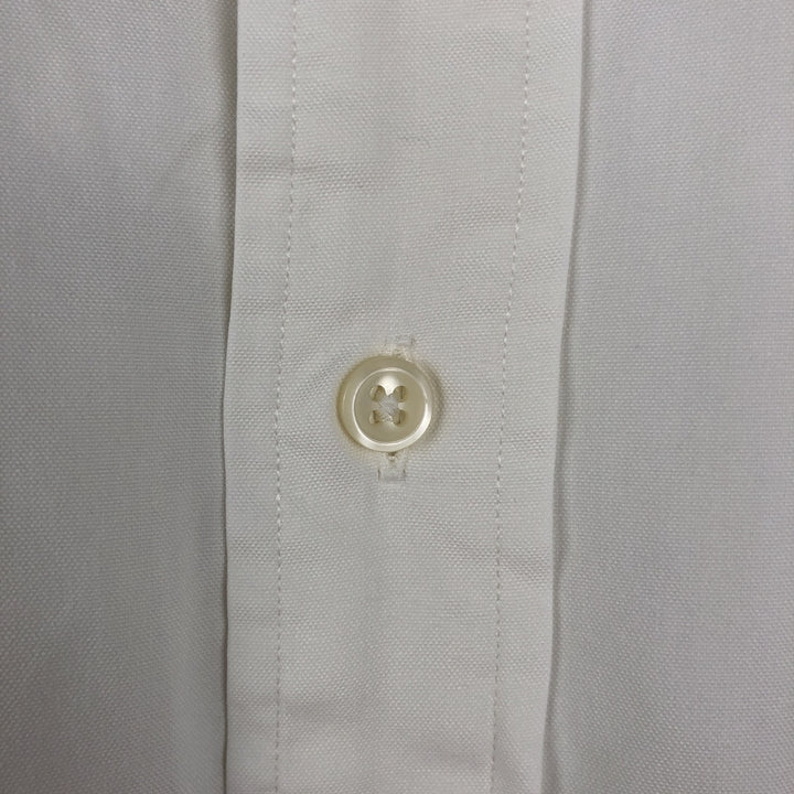 Ralph Lauren YARMOUTH long sleeve button down shirt, men's XL size cotton white type Vintage Second Hand