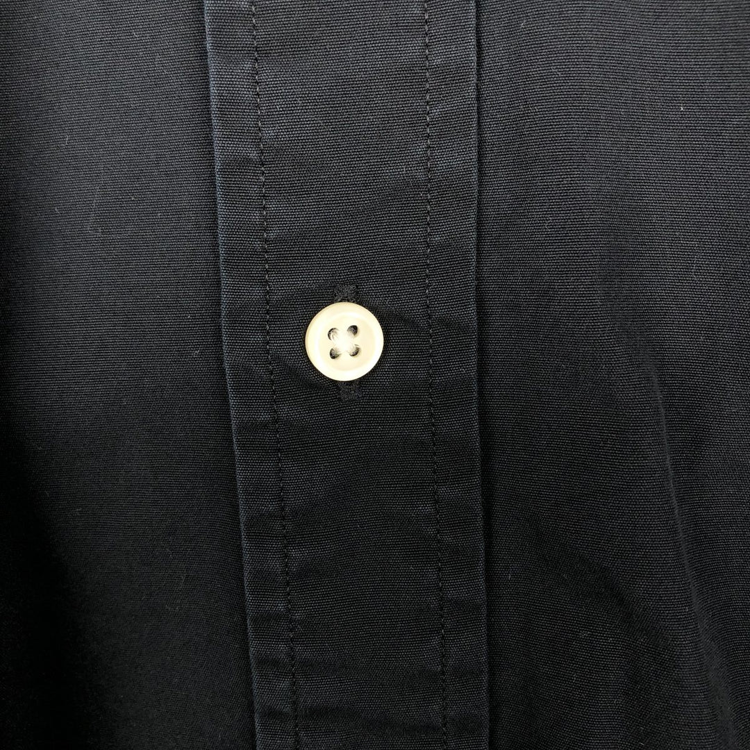 Ralph Lauren Classic Fit Long Sleeve Button Down Shirt Men's XXL cotton black type Vintage Second Hand