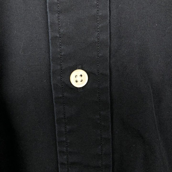 Ralph Lauren Classic Fit Long Sleeve Button Down Shirt Men's XXL cotton black type Vintage Second Hand