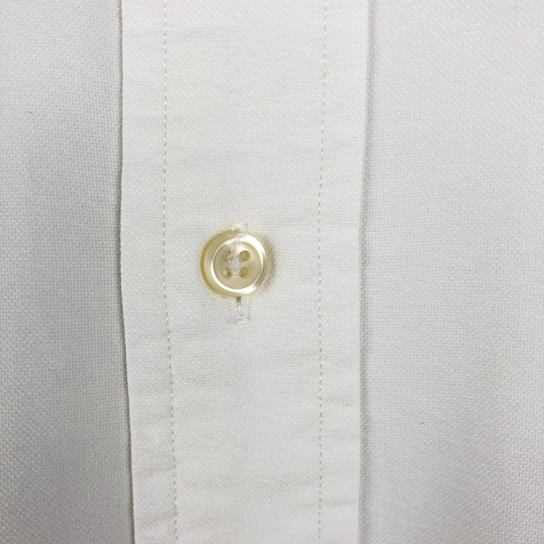 Ralph Lauren Classic Fit Long Sleeve Button Down Shirt Men's XL cotton white type Vintage Second Hand