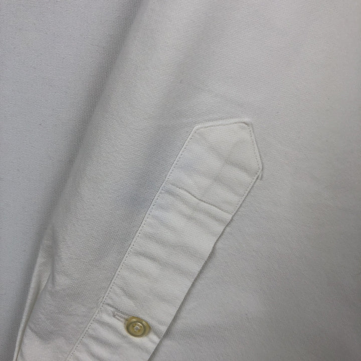 Ralph Lauren Classic Fit Long Sleeve Button Down Shirt Men's XL cotton white type Vintage Second Hand