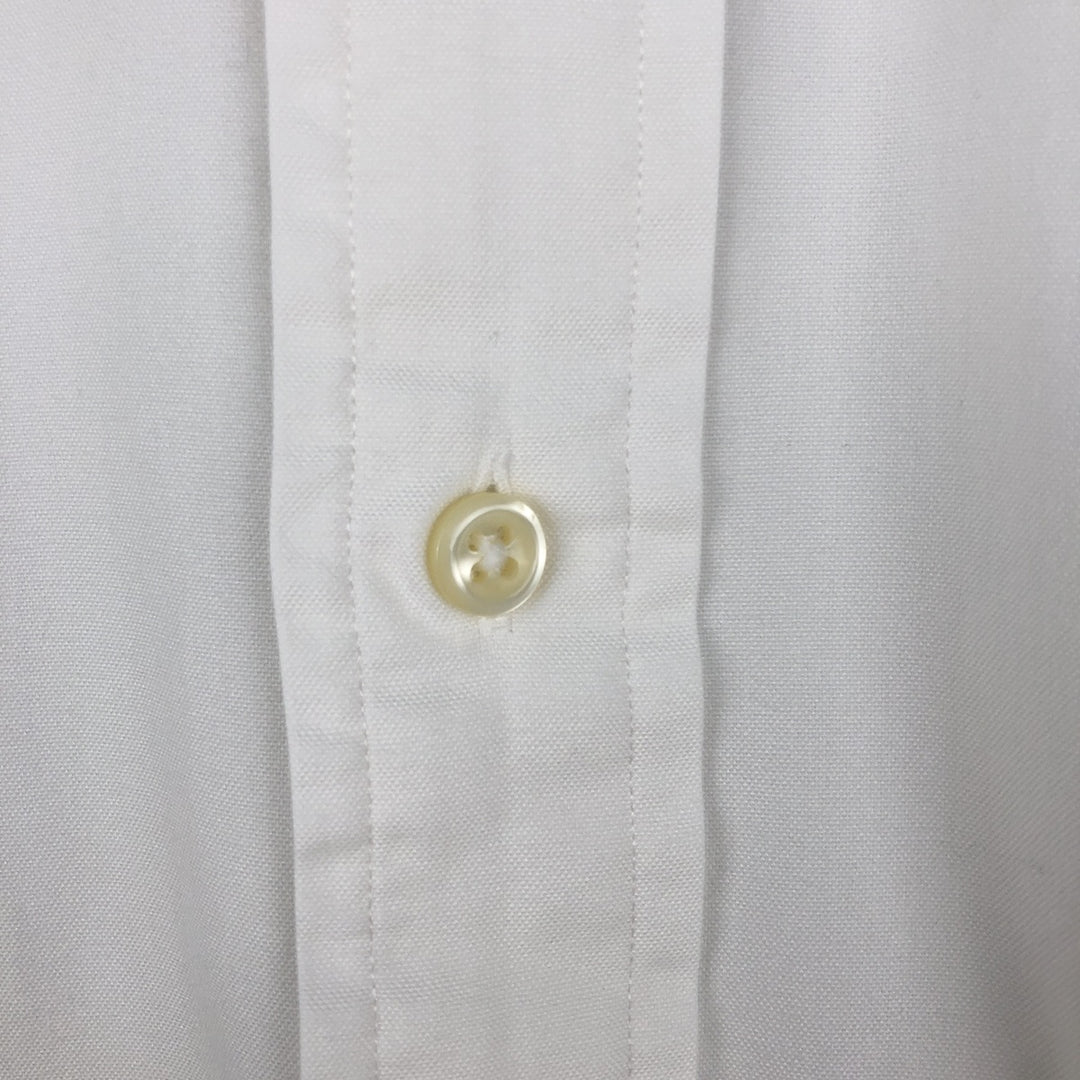 Ralph Lauren Classic Fit Long Sleeve Button Down Shirt Men's XL cotton white type Vintage Second Hand