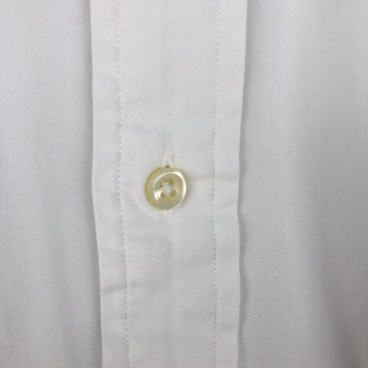 Ralph Lauren Classic Fit Long Sleeve Button Down Shirt Men's XL cotton white type Vintage Second Hand