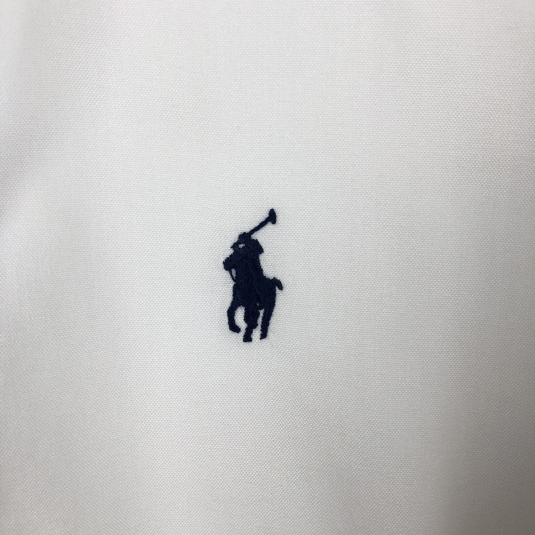 Ralph Lauren YARMOUTH long sleeve button down shirt, men's XXL size cotton white type Vintage Second Hand
