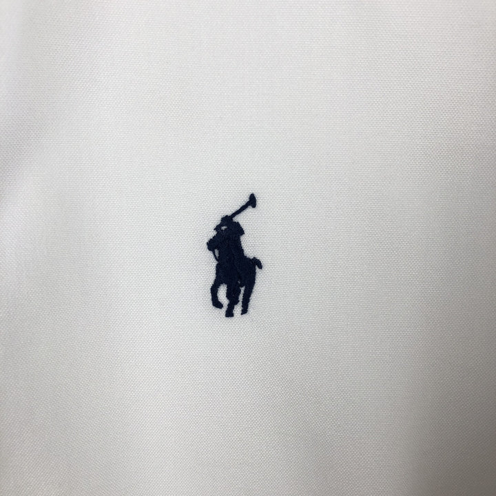Ralph Lauren YARMOUTH long sleeve button down shirt, men's XXL size cotton white type Vintage Second Hand