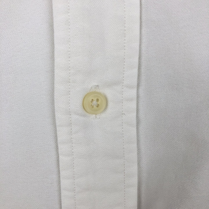 Ralph Lauren CUSTOM FIT long sleeve button down shirt, men's size L cotton white type Vintage Second Hand