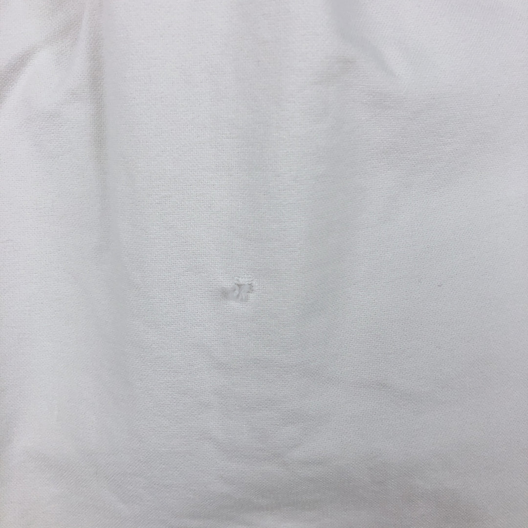 Ralph Lauren CUSTOM FIT long sleeve button down shirt, men's size L cotton white type Vintage Second Hand