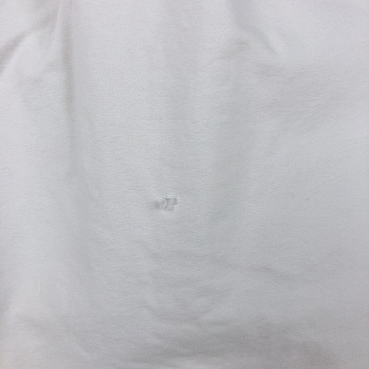 Ralph Lauren CUSTOM FIT long sleeve button down shirt, men's size L cotton white type Vintage Second Hand
