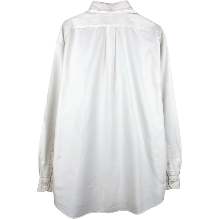 Ralph Lauren BLAKE long sleeve button down shirt, men's size L cotton white type Vintage Second Hand