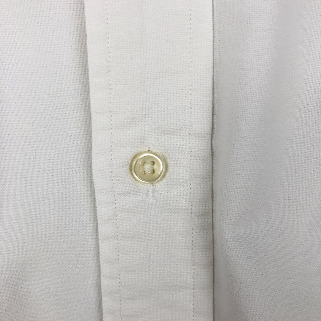 Ralph Lauren BLAKE long sleeve button down shirt, men's size L cotton white type Vintage Second Hand