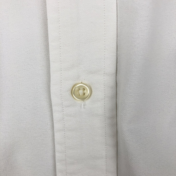 Ralph Lauren BLAKE long sleeve button down shirt, men's size L cotton white type Vintage Second Hand