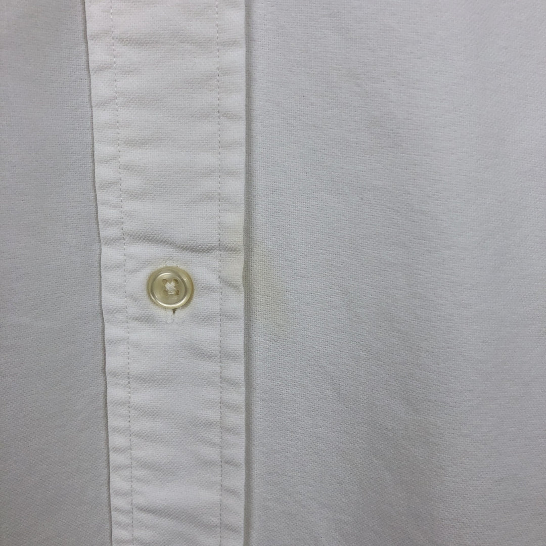 Ralph Lauren BLAKE long sleeve button down shirt, men's size L cotton white type Vintage Second Hand
