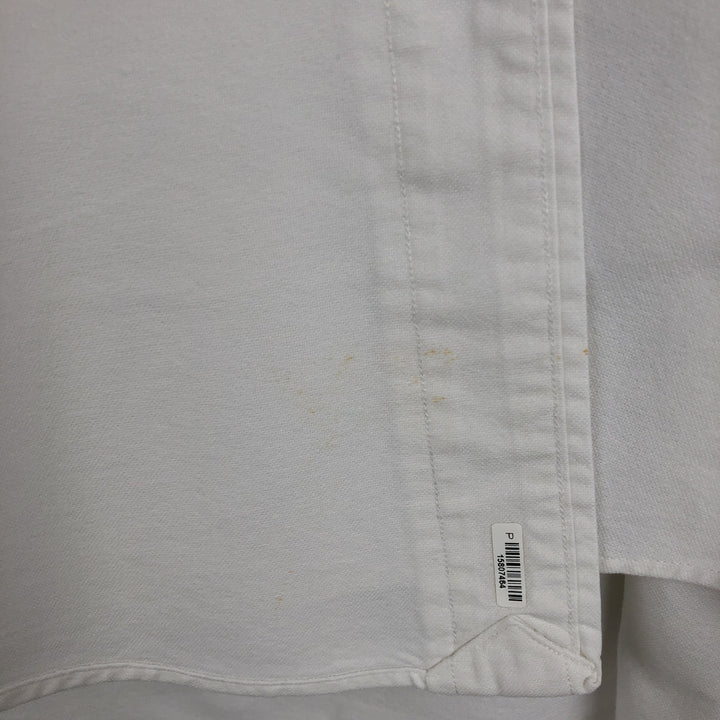 Ralph Lauren BLAKE long sleeve button down shirt, men's size L cotton white type Vintage Second Hand
