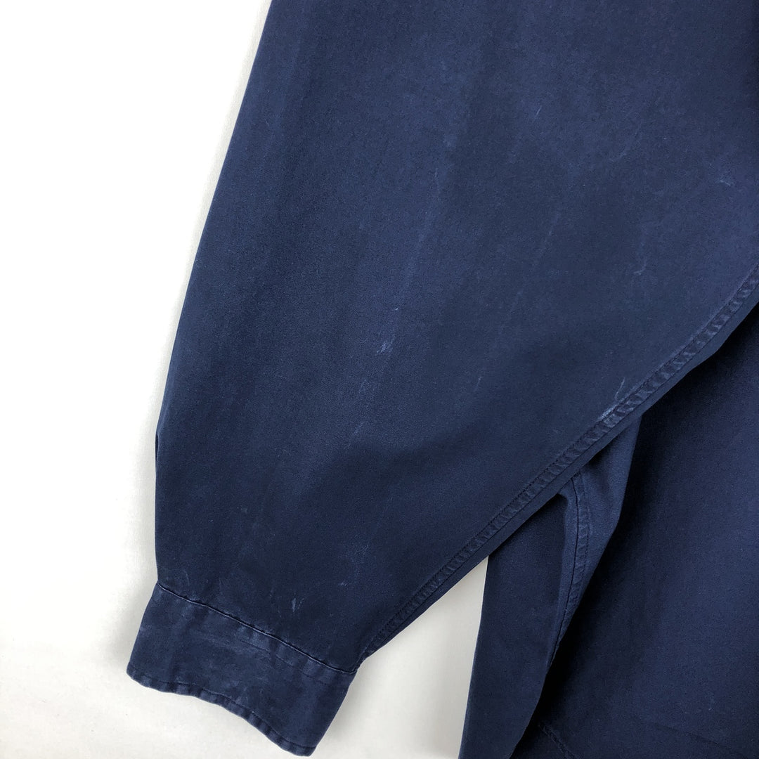 Ralph Lauren BLAKE long sleeve button down shirt, men's size M cotton navy blue type Vintage Second Hand