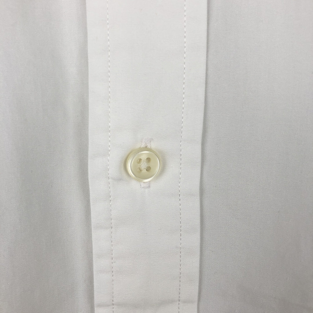 Ralph Lauren Slim Fit Long Sleeve Button-Down Shirt, Men's Size L cotton white type Vintage Second Hand