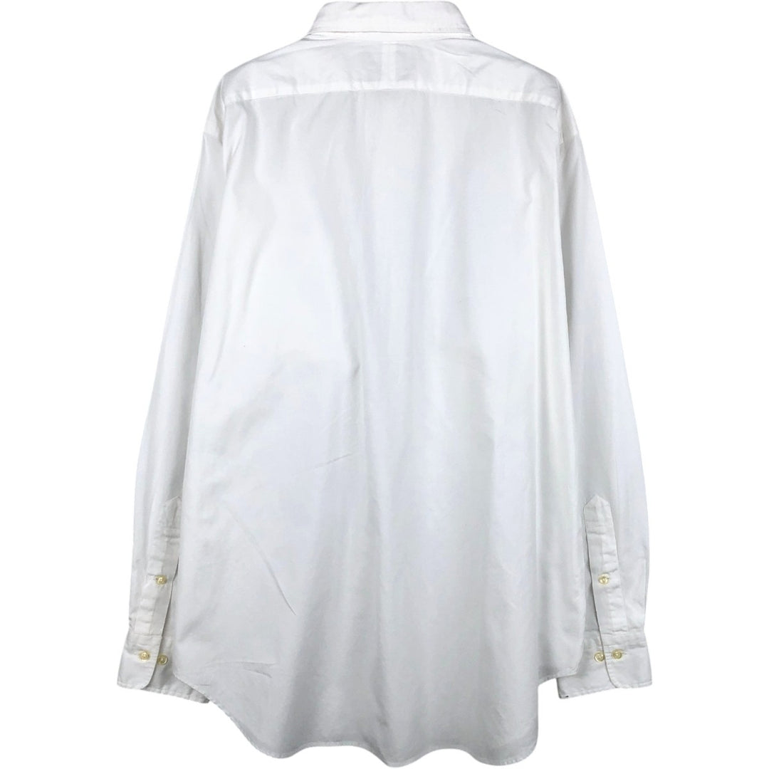 Ralph Lauren Andrew Long Sleeve Cotton Shirt, Men's XL cotton white type Vintage Second Hand